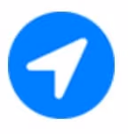 The Arrow Appears with a Blue Circle