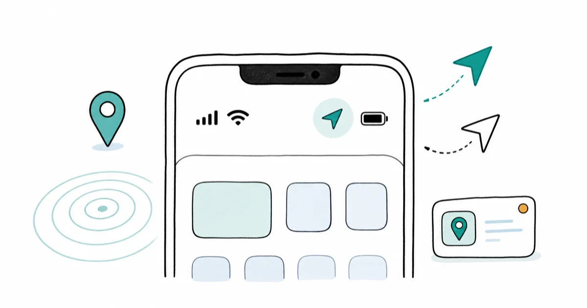 What Does the Arrow Mean on iPhone? Location Icon Guide cover image