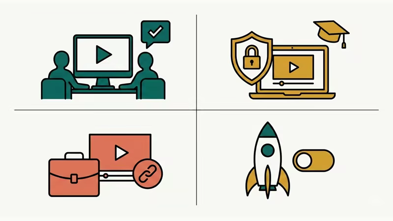 Four common use cases for unlisted YouTube videos