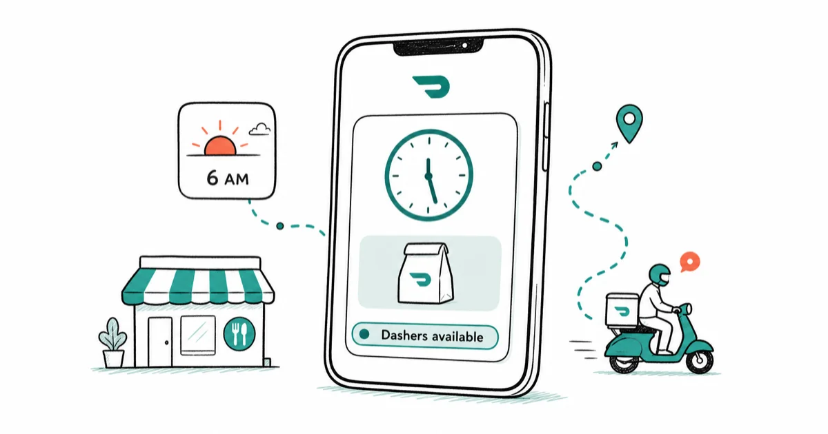 What Time Does DoorDash Open? Delivery Hours Guide cover image