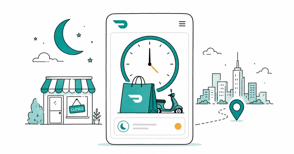 What Time Does DoorDash Stop Delivering? Hours Guide (2026) cover image