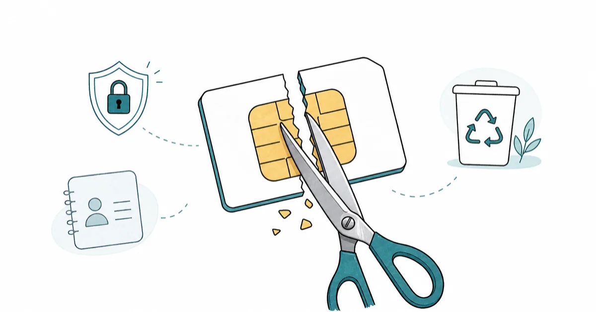 What to Do With Your Old SIM Cards: Disposal and Recycling cover image