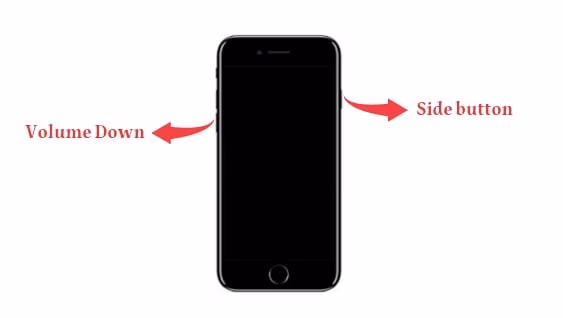 Force Reboot For iPhone 7 and 7 Plus