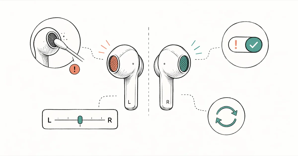Why is One AirPod Louder Than the Other? Causes and Fixes cover image