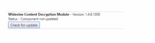 Upgrade the Widevine Content Decryption Module