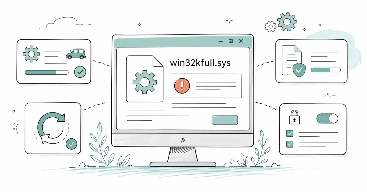 How to Fix Win32kfull.sys BSOD on Windows 10 and 11 cover image