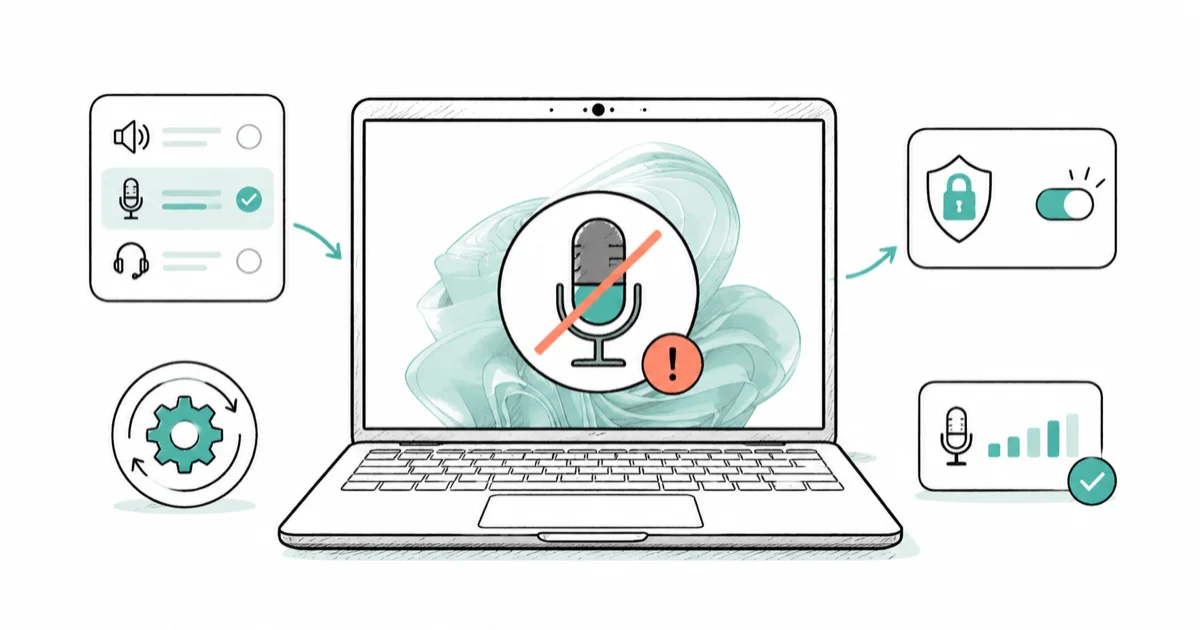 Windows 11 Microphone Not Working? 8 Quick Fixes (2026)