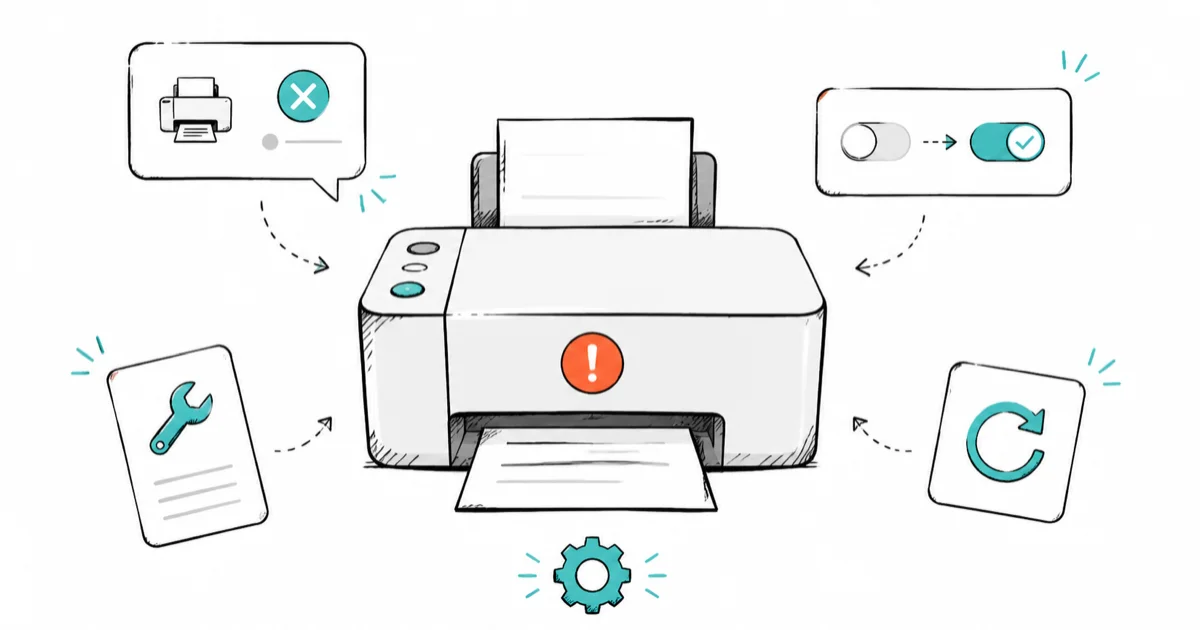 Windows 11 Printer Not Working? 9 Offline Fixes (2026) cover image