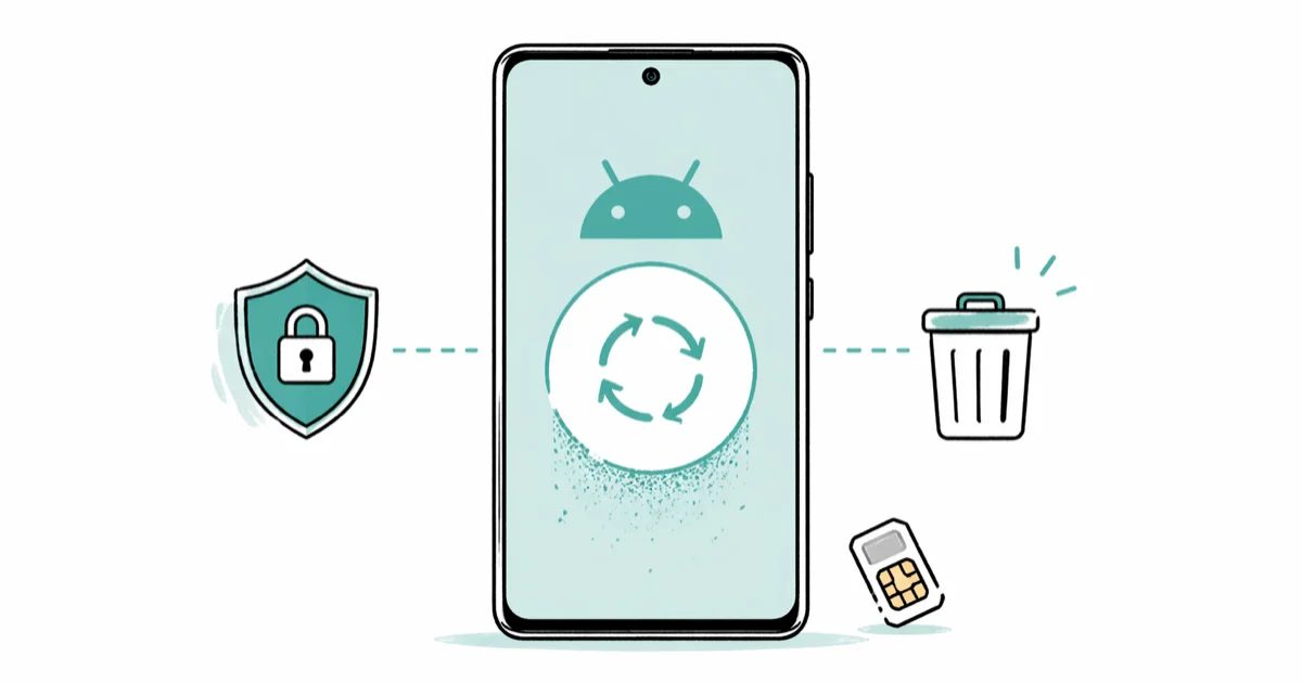 How to Wipe an Android Phone Completely Before Selling cover image