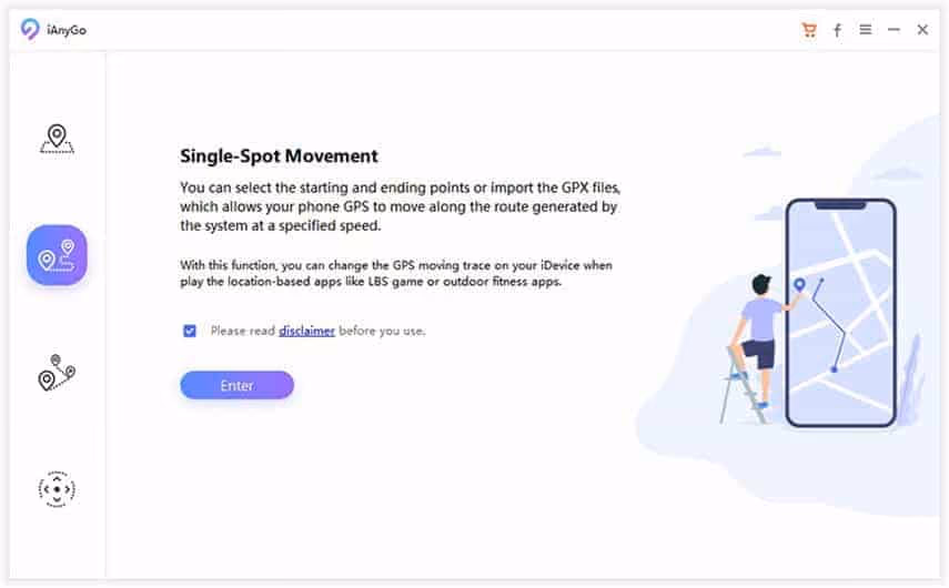 choose single spot movement