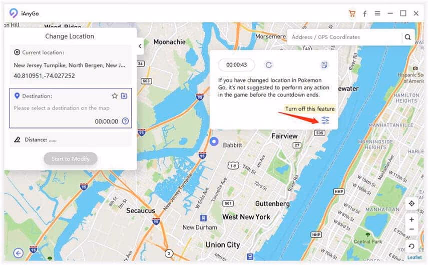 turn off cooldown timer