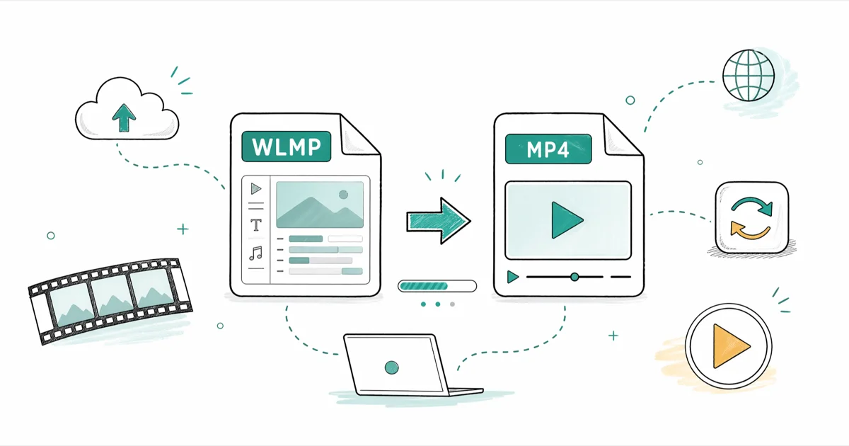 How to Convert WLMP to MP4 in 2026 (4 Free Methods) cover image