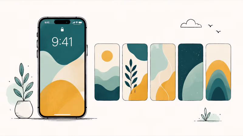 iPhone previewing colorful iOS 27 system wallpapers expected to arrive later in the fall