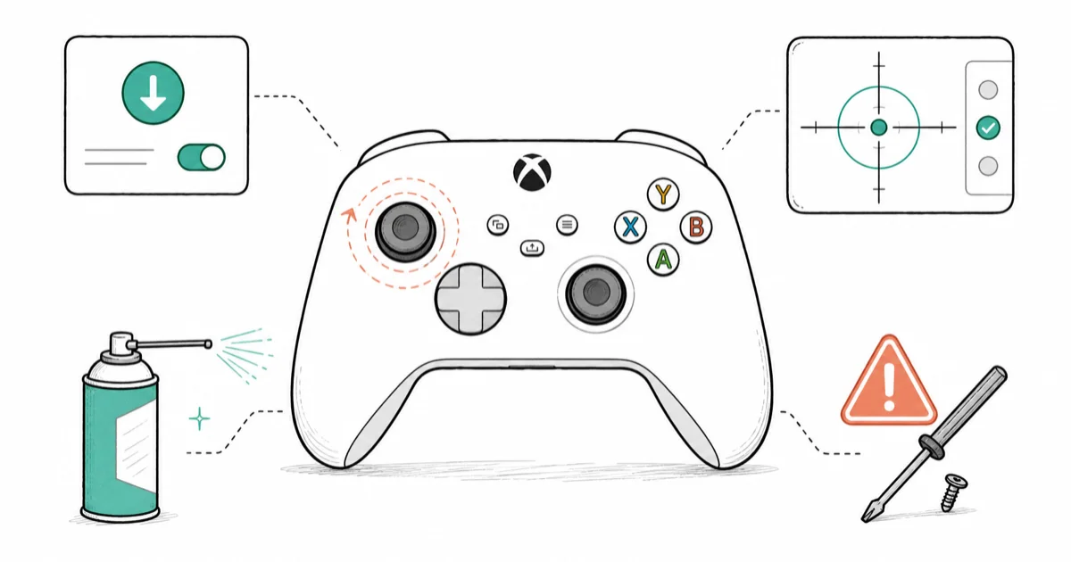 Xbox Controller Drift? How to Fix It Free First (2026) cover image