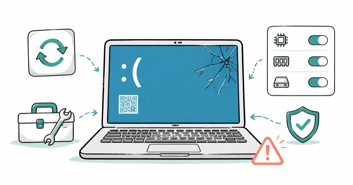 Your PC Ran Into a Problem and Needs to Restart: 7 Fixes cover image