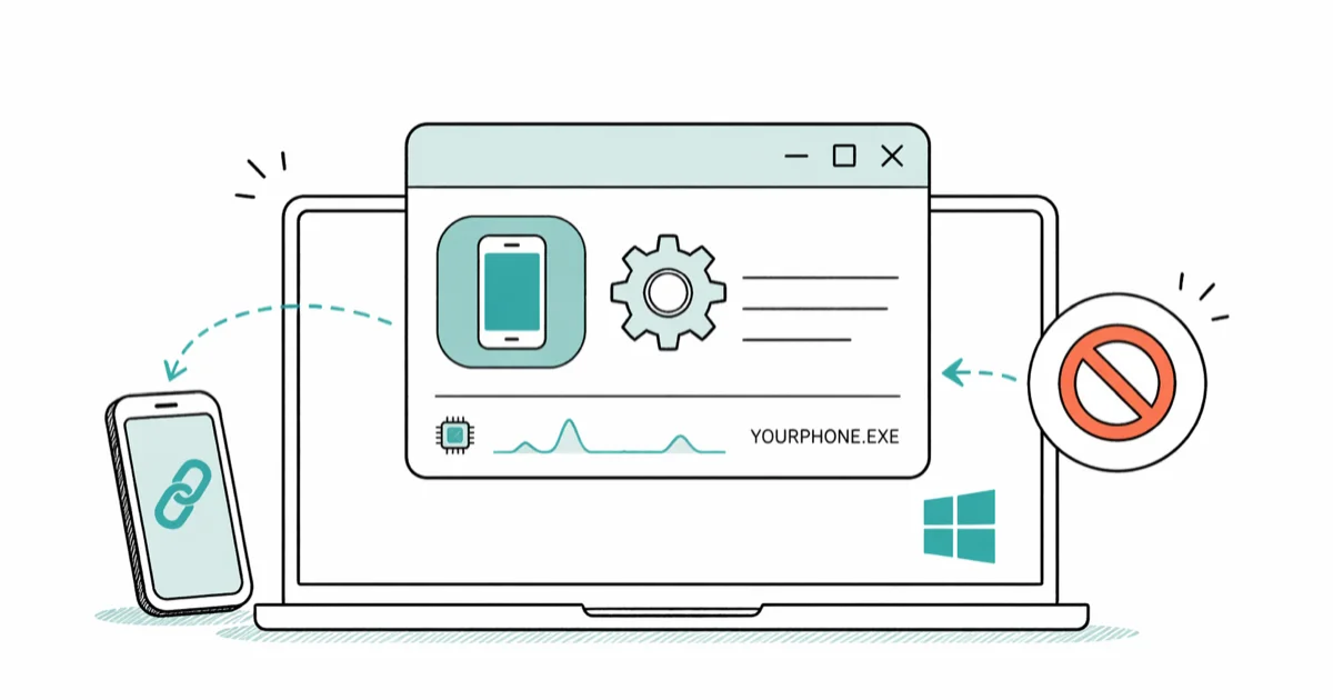 Yourphone.exe on Windows 10: Disable or Uninstall Guide cover image