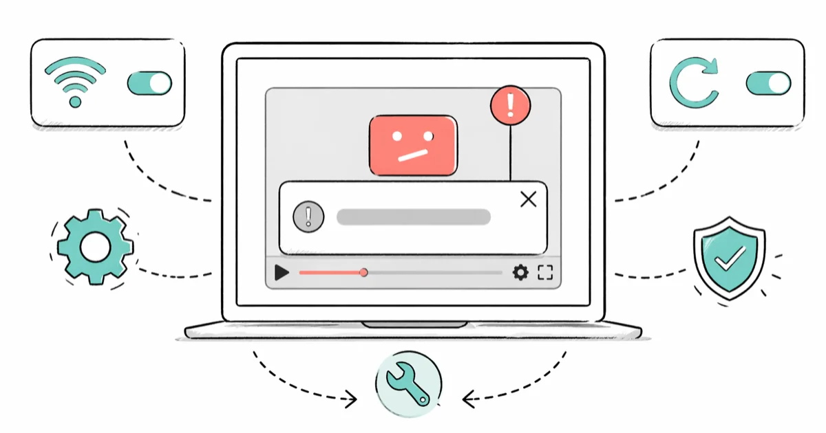 YouTube 'Something Went Wrong' Error: 10 Fixes (2026) cover image