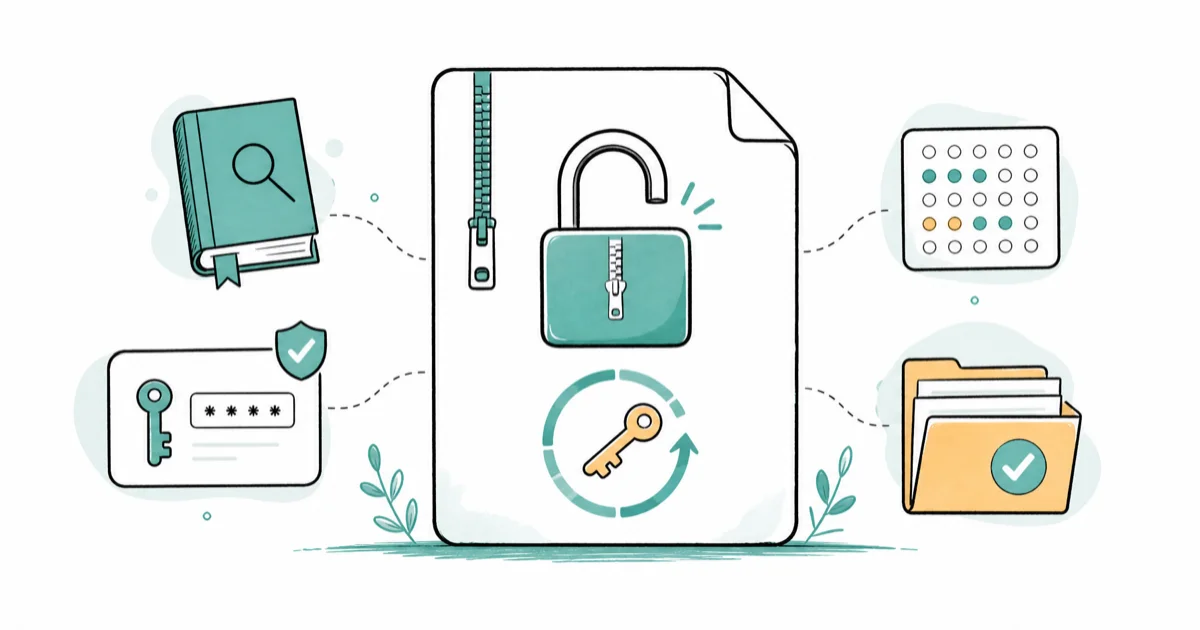 ZIP Password Recovery: Legitimate Tools for Your Own Files cover image